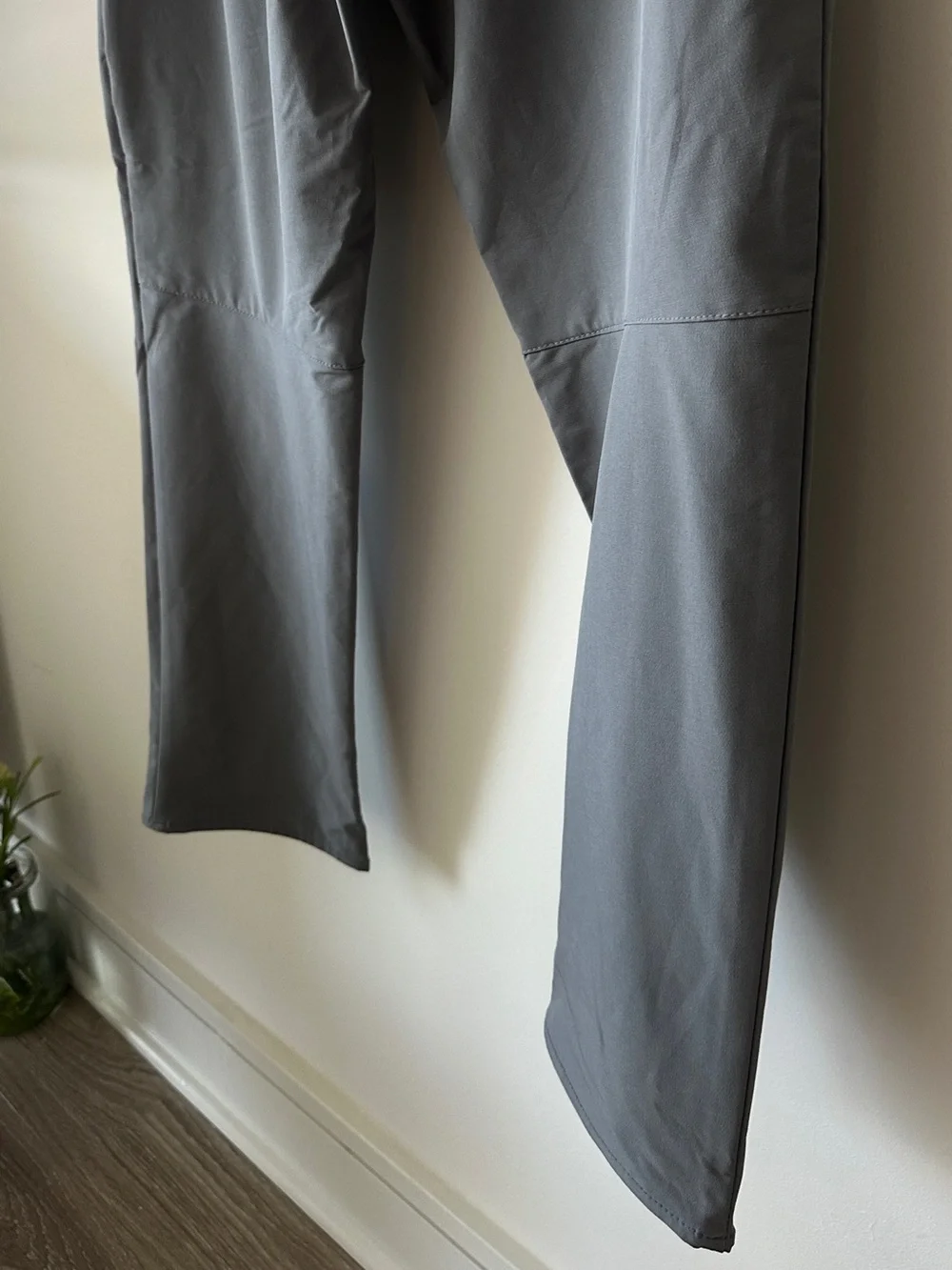 Banana Republic Light Gray Slim-Tapered Pants